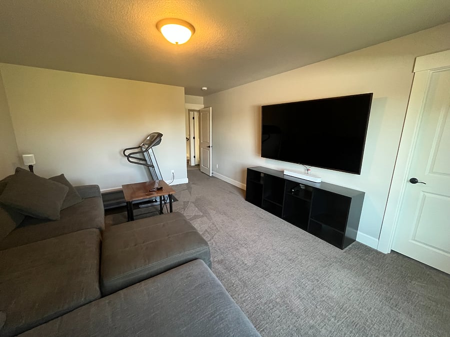 Bonus Room with Sonos Surround Sound and Treadmill