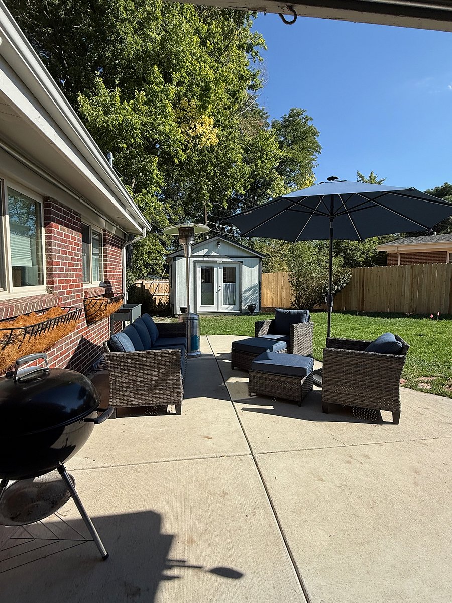 Patio sitting area