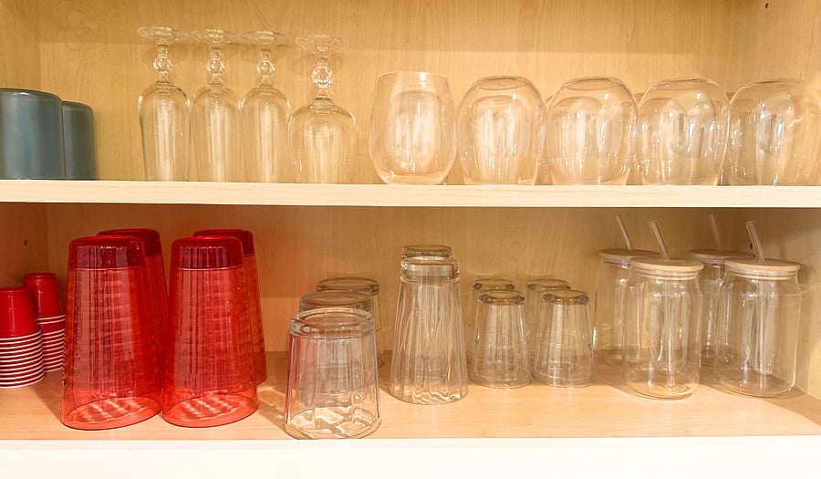 Fully stocked kitchen