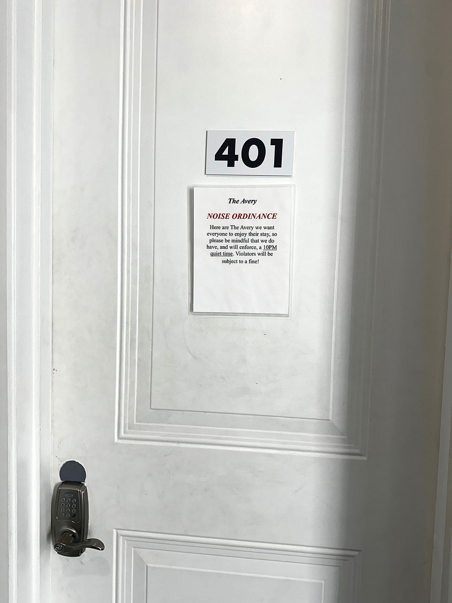 4th floor door to fitness room and rooftop.