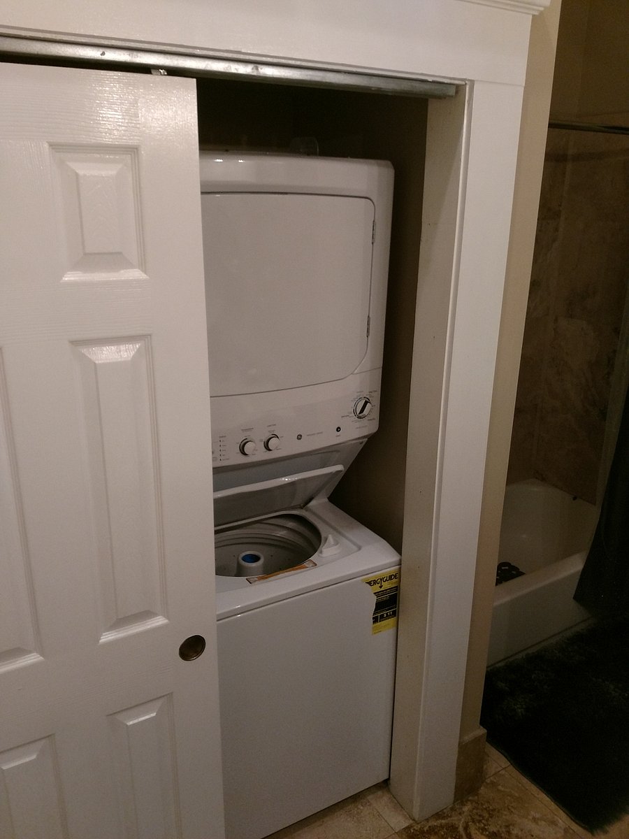 Washer / Dryer in bathroom 
