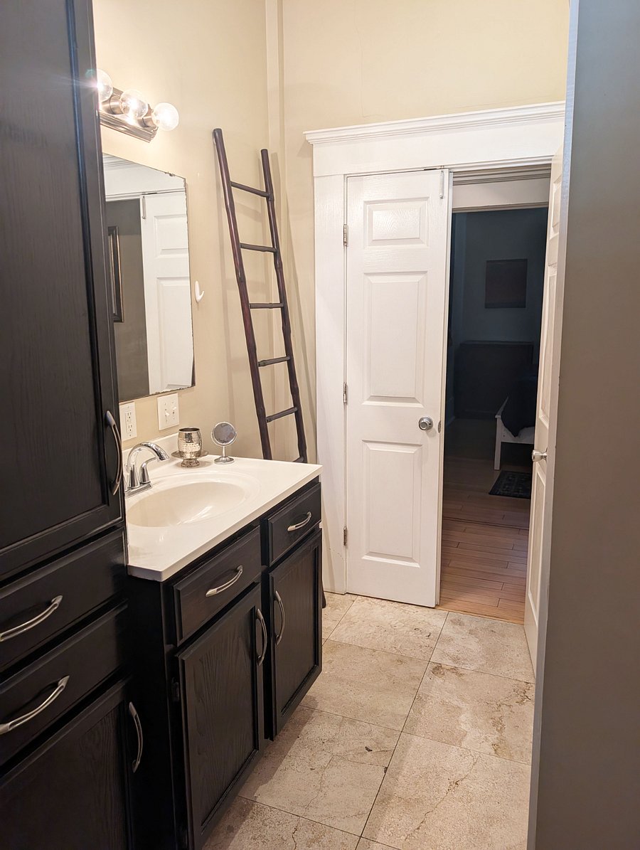 Bathroom Vanity and drying rack