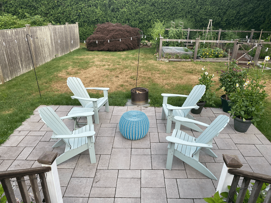 Patio with fire pit