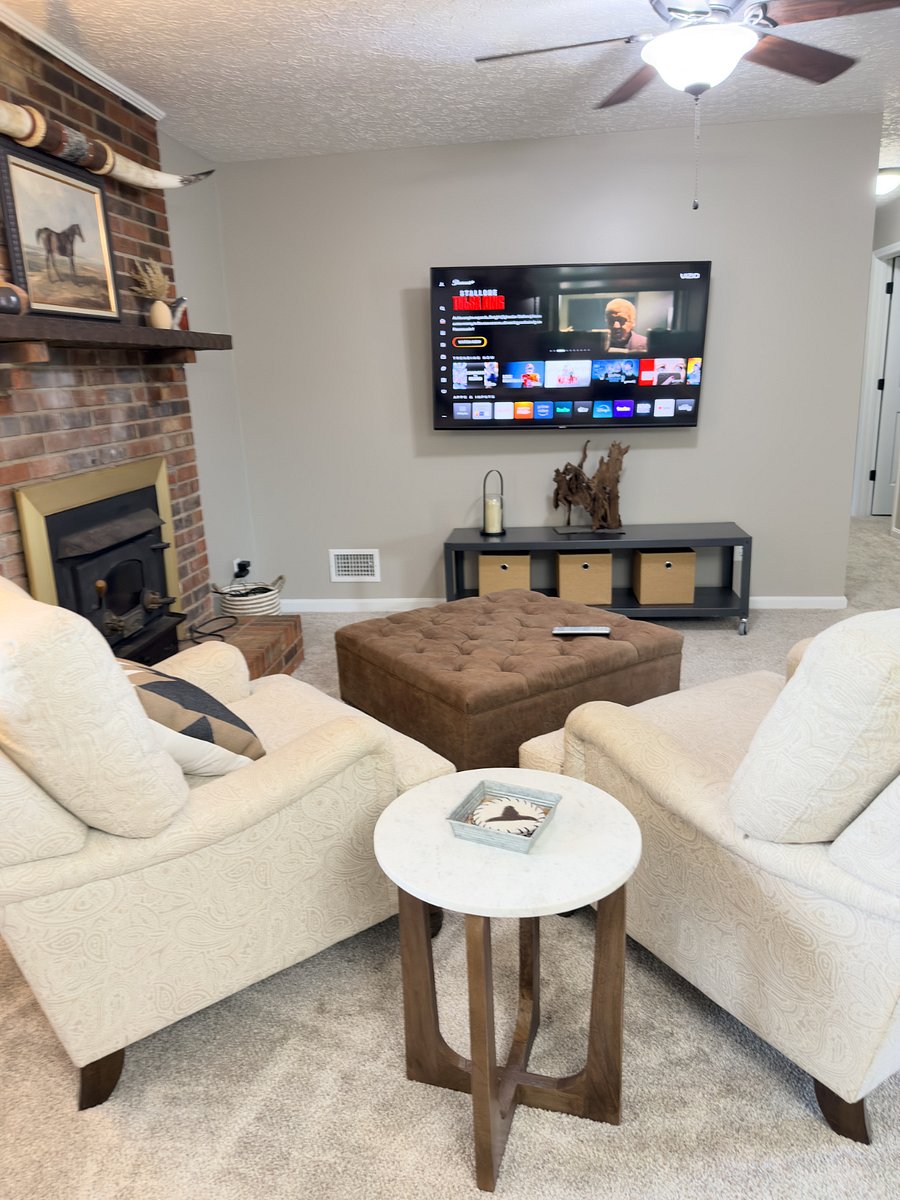 Family room open to kitchen