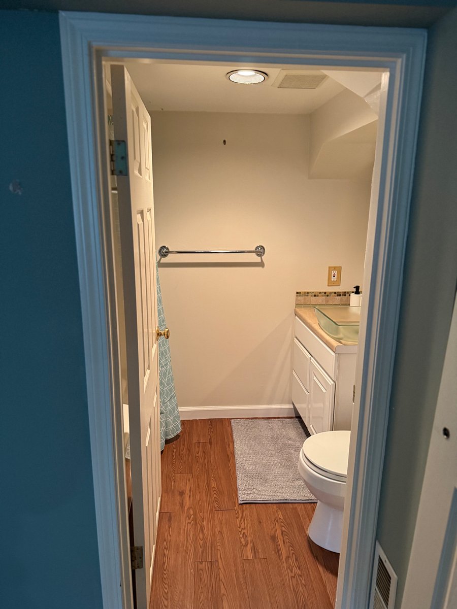 Bathroom connected to second bedroom