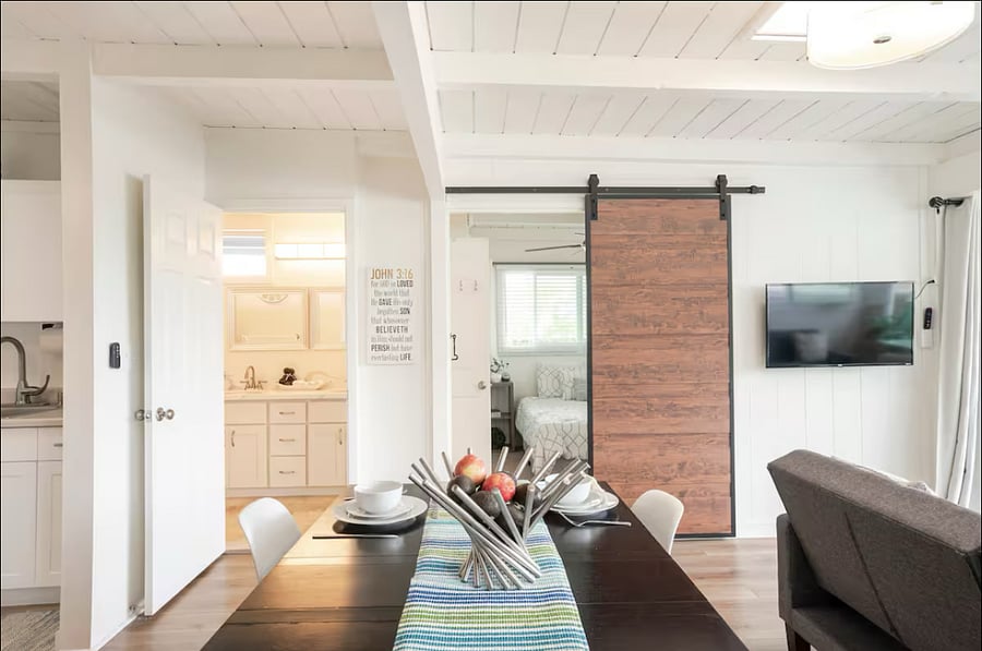 UNIT B - 2 BEDROOM

Bathroom can also be accessed from outside the master bedroom. 