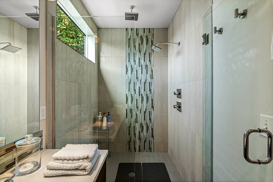 Our shower is a haven for relaxation to wash away the day's stress.