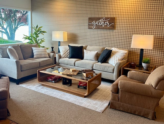 Large living room with amazing views