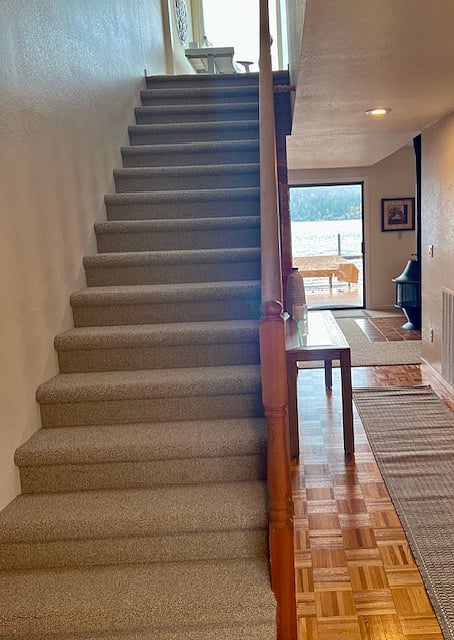 Stairs to second floor