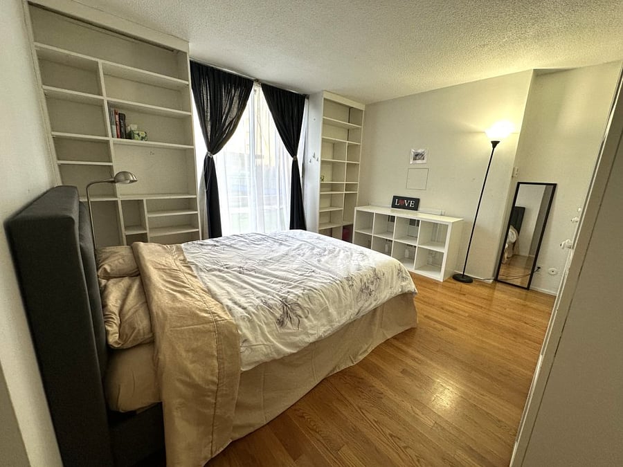 Bedroom 1 with a queen bed
