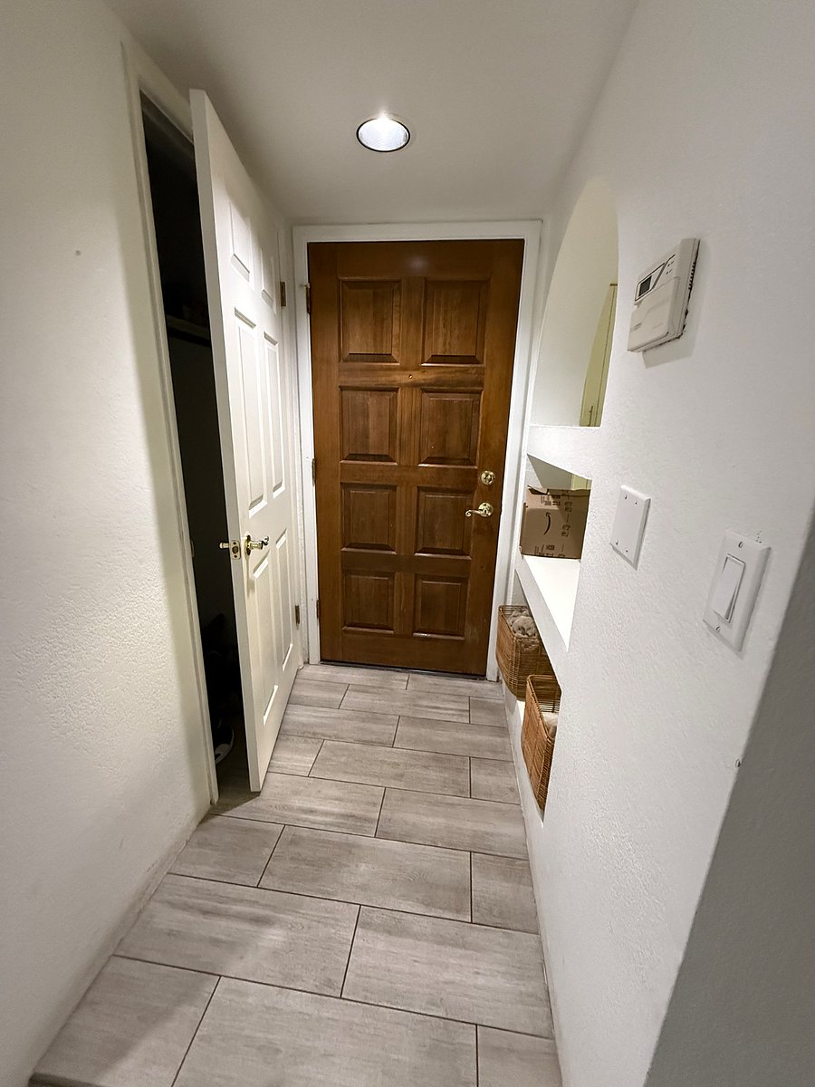 view from when you enter the house