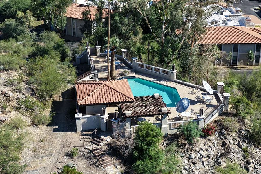 Pool 1 with Grill area and hot tub