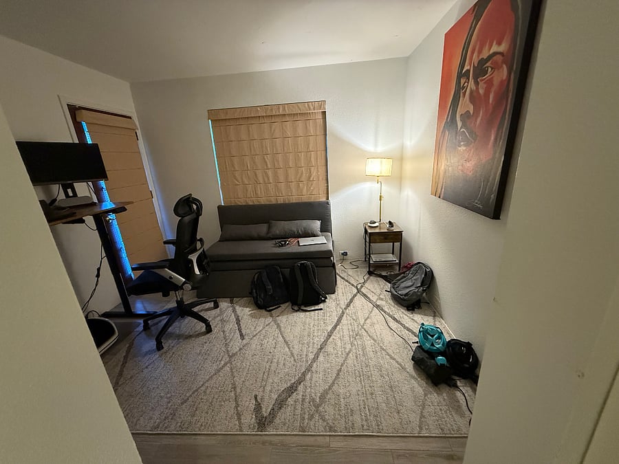 Second Room, a bed will be placed in here