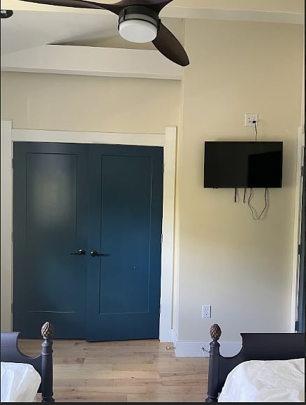 1st bedroom TV & Closet