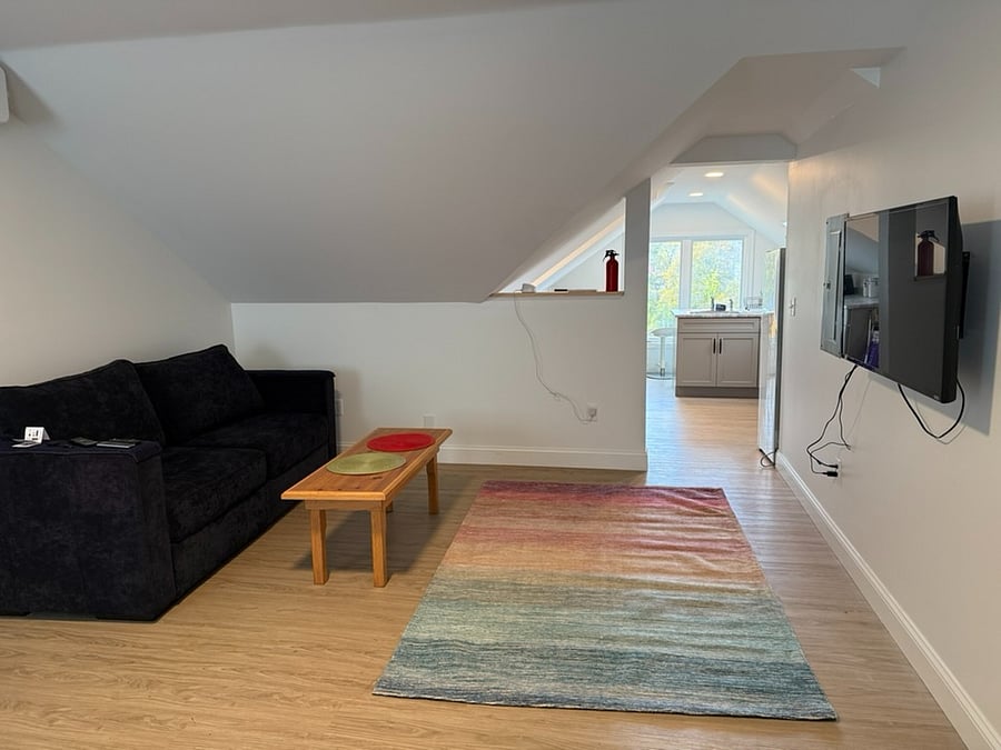 Living space with Smart TV
