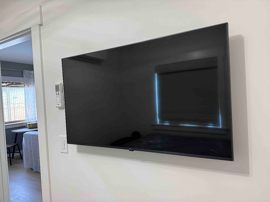 TV in bedroom