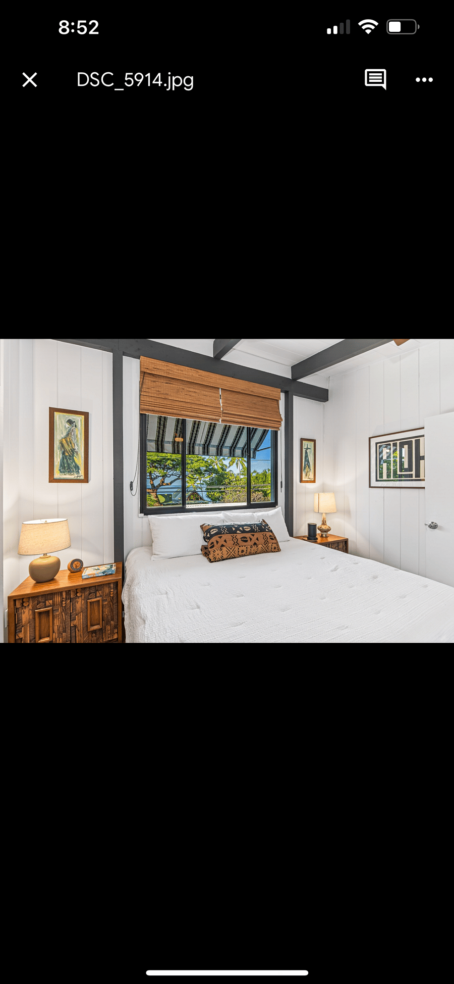 Ocean view from upstairs master