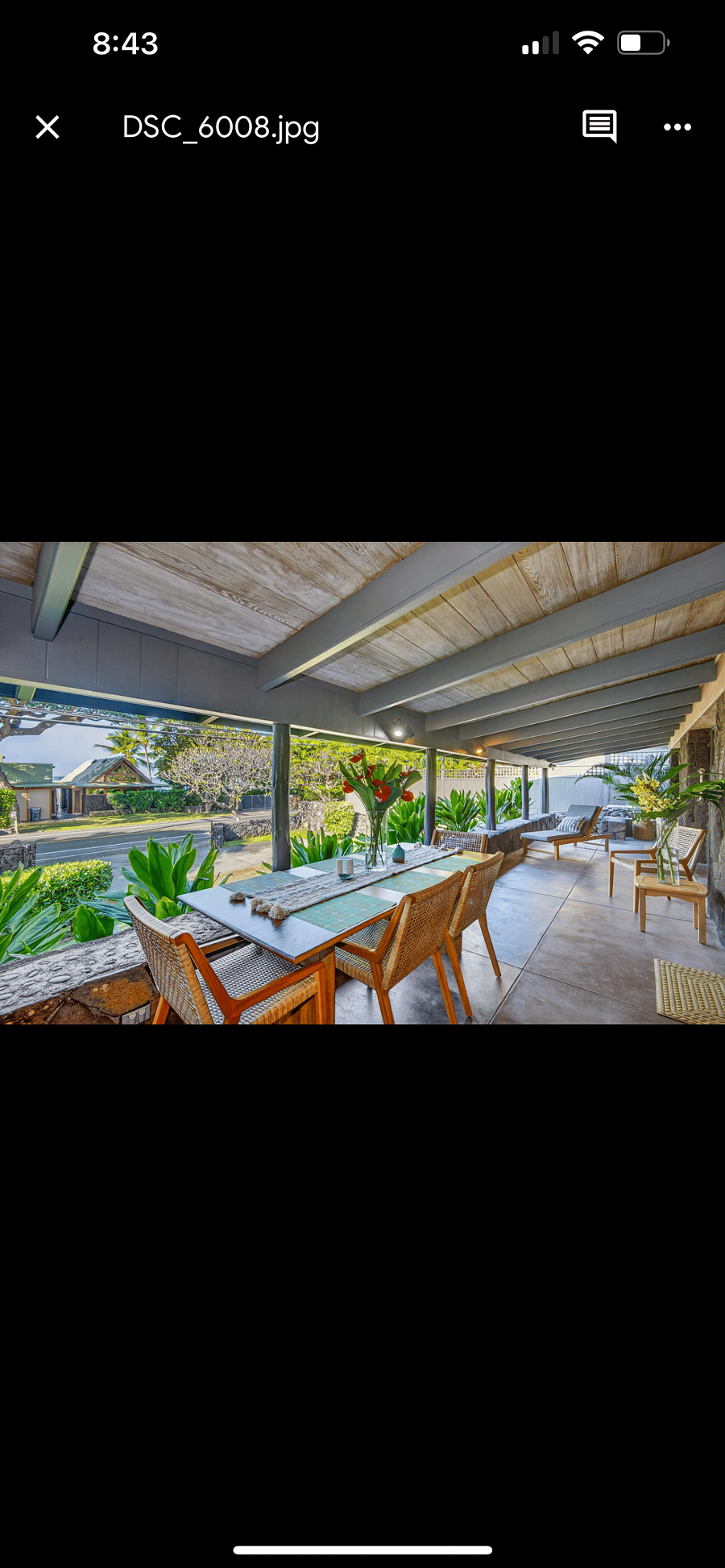 Outdoor dining