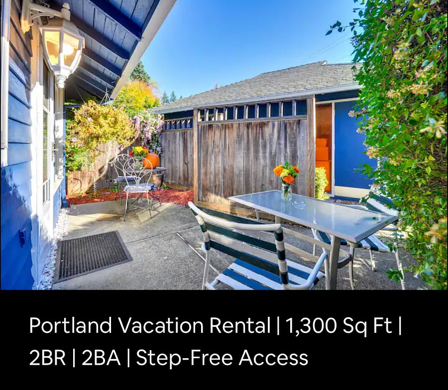 Private patio