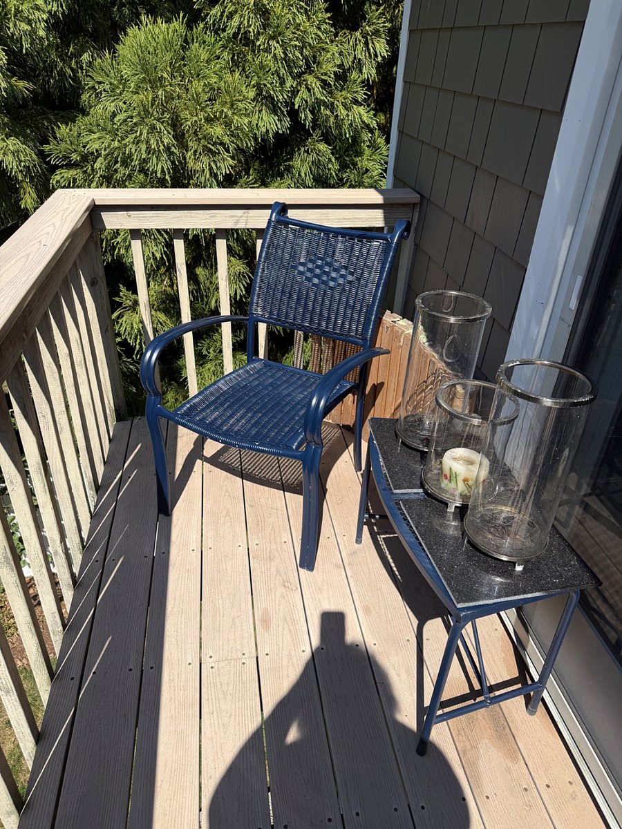 Wonderful place to relax in a picture perfect porch eith chairs