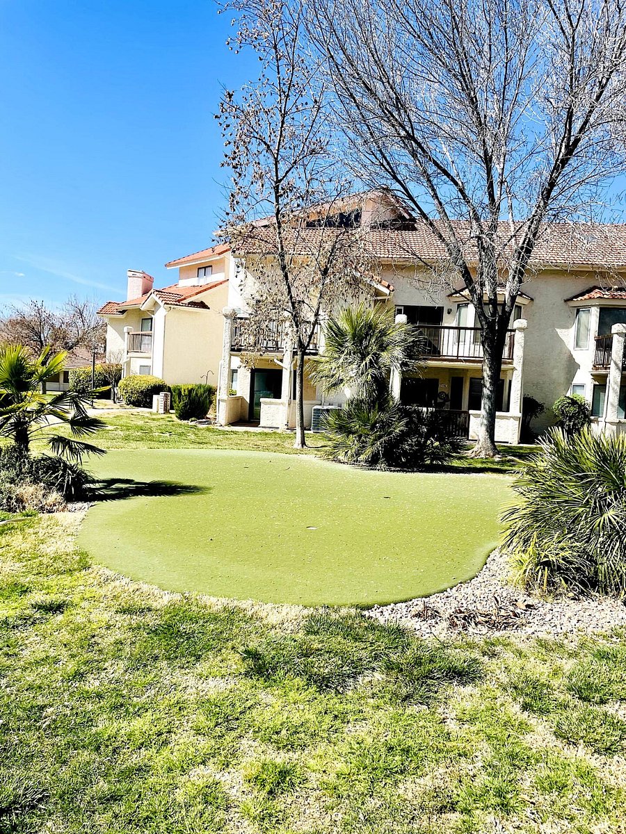 Small putting green to practice your short game.