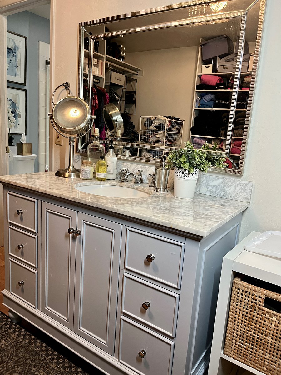 Very large walk-in closet.