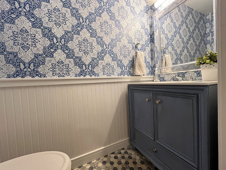 Half downstairs bath.