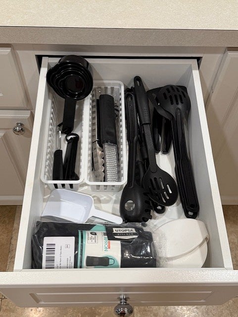 Home comes with silverware, plates, coffee machine, dish rags, kitchen towels and all kinds of stuff