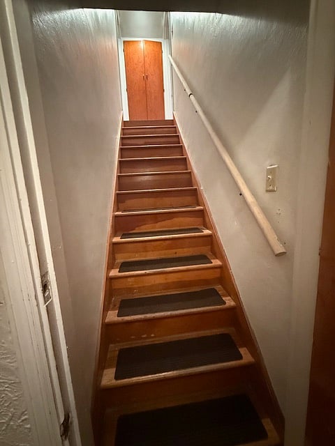 Private stairs to your private second floor