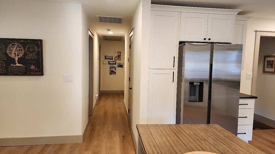 Upstairs Kitchen to Hallway