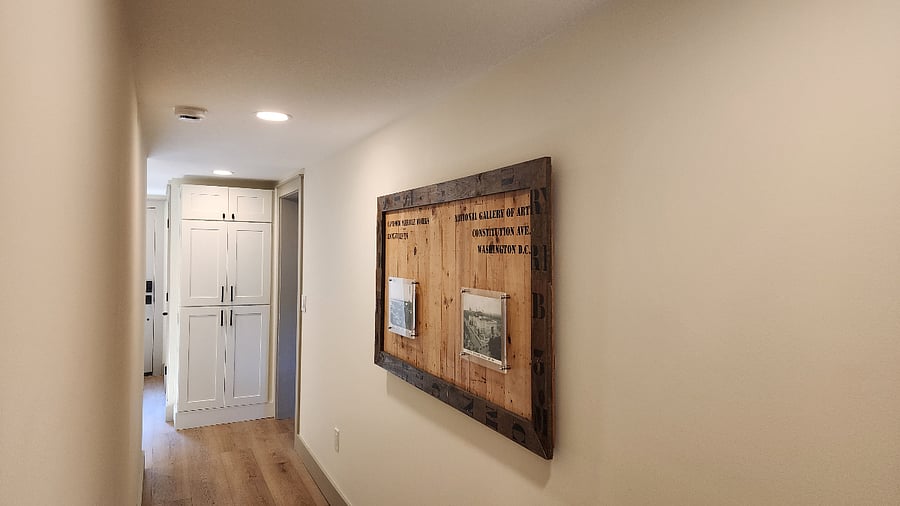 Hallway to Downstairs Laundry