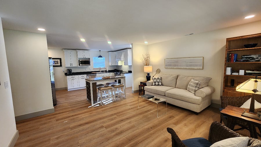 Upstairs Living Room & Kitchen
