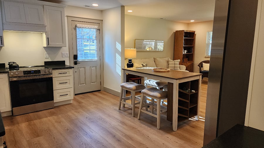Upstairs Kitchen & Living Room