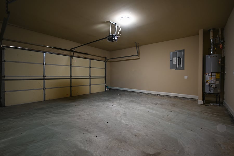 Two car garage