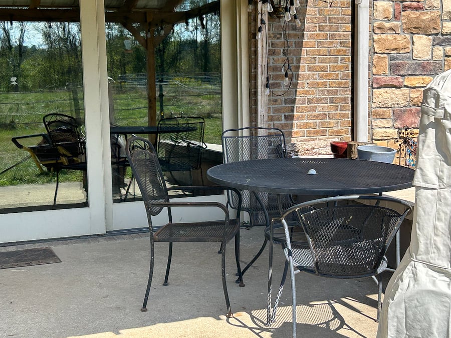 Enjoy the outdoors. Bring your laptop out to the patio and relax in the nature that surrounds you.