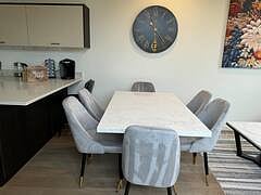 dining table in the living area on 2nd floor