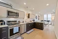 Kitchen and living area on 2nd floor