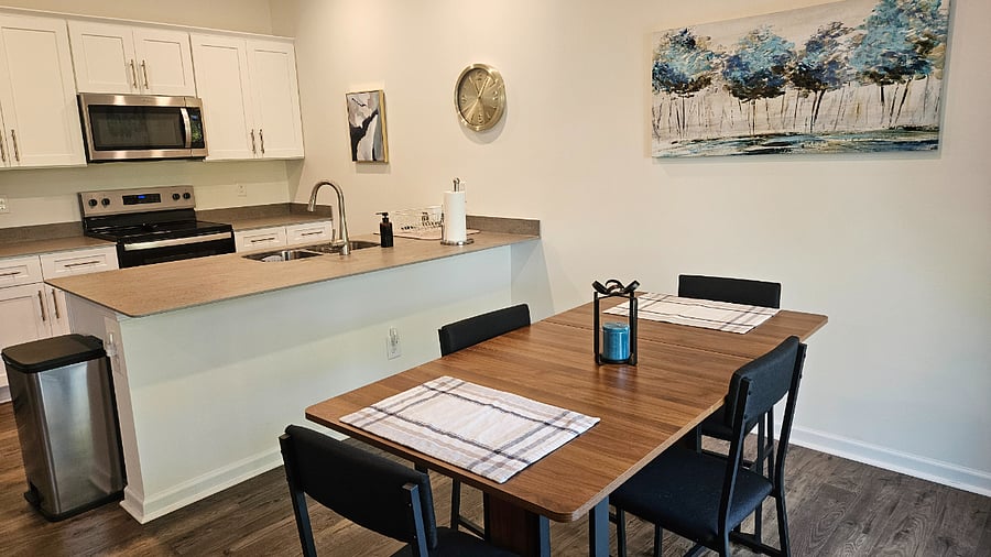 Dining Room, Kitchen