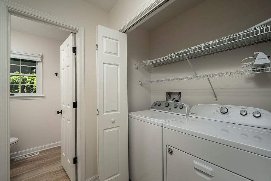 Laundry closet