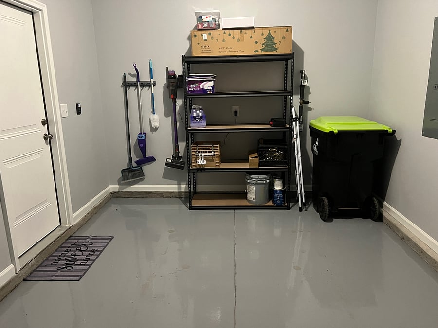 Garage and cleaning supplies