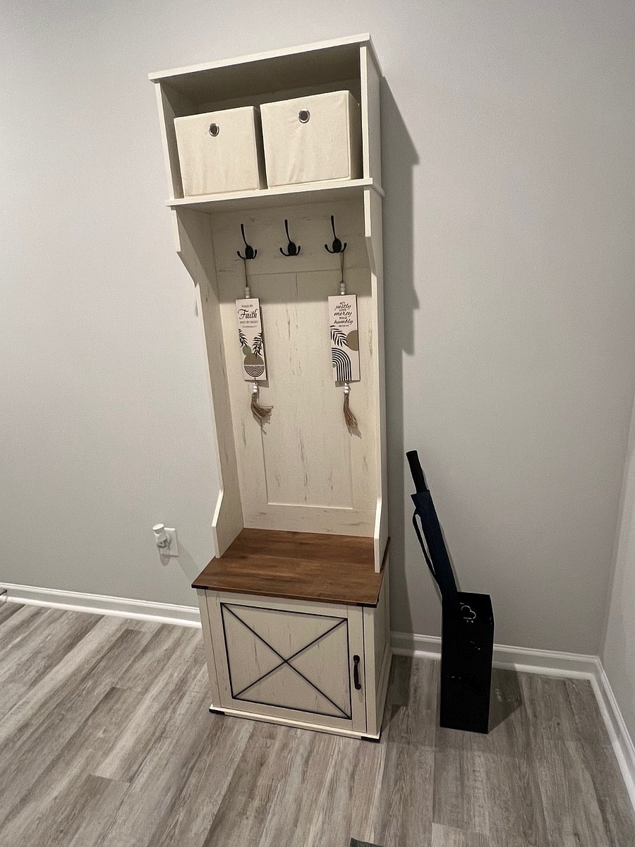 Entryway Shoe Cabinet/Coat Rack