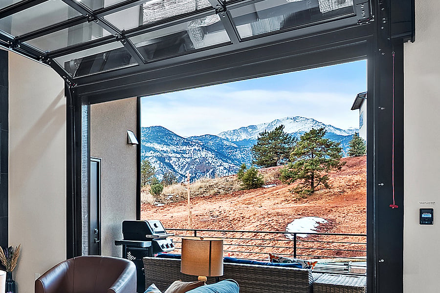 +2nd floor
+View of Pikes Peak and front range
+Indoor/Outdoor design
+BBQ Grill
+Fire pit/table