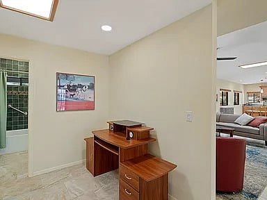 hallway niche desk