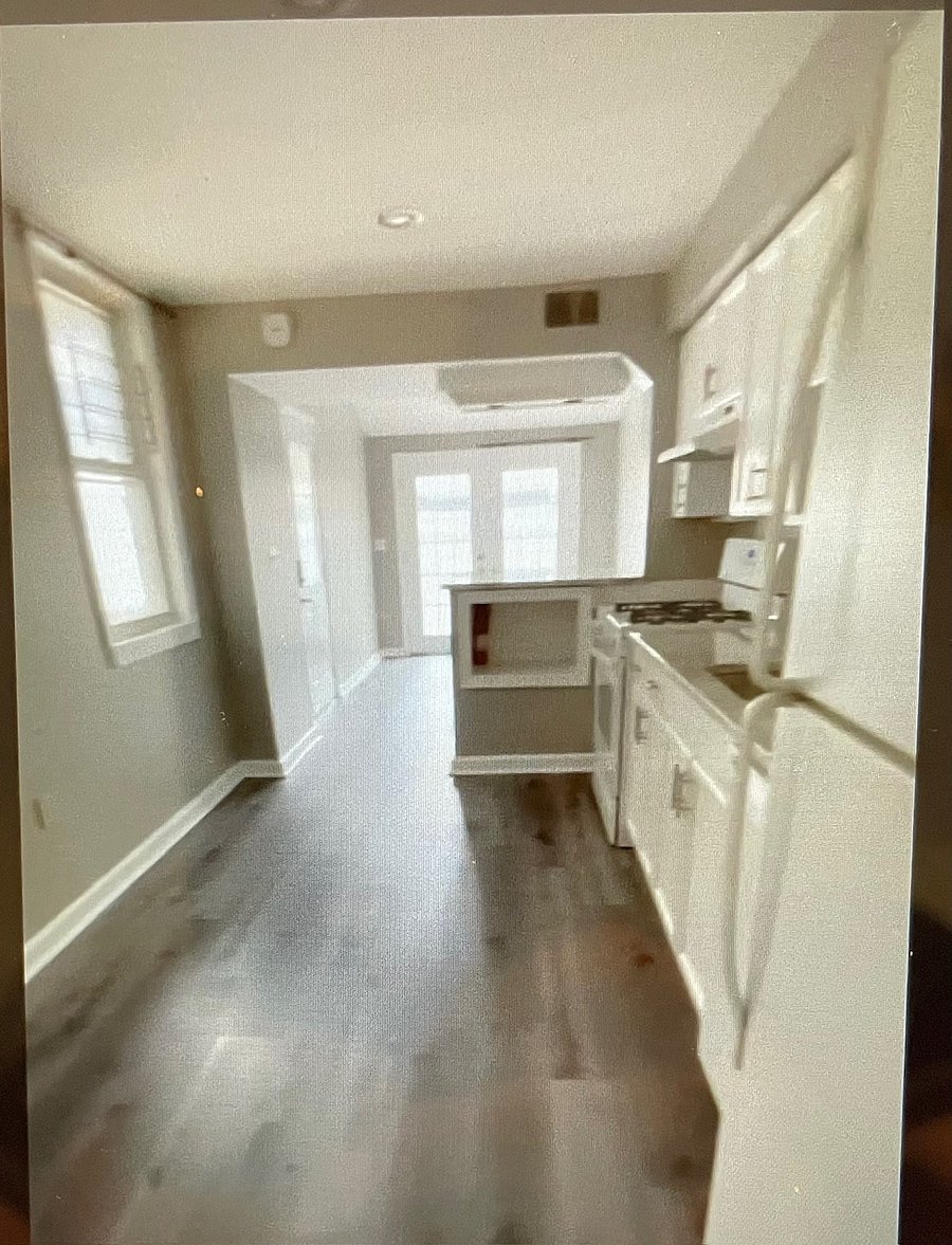 this is what the kitchen looks like without any of the amenities