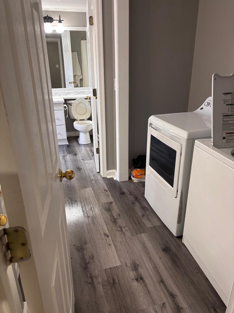 laundry room outside of bathroom #1 upstairs