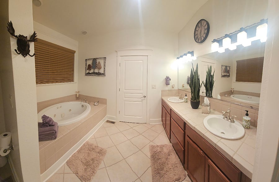 Master bathroom
