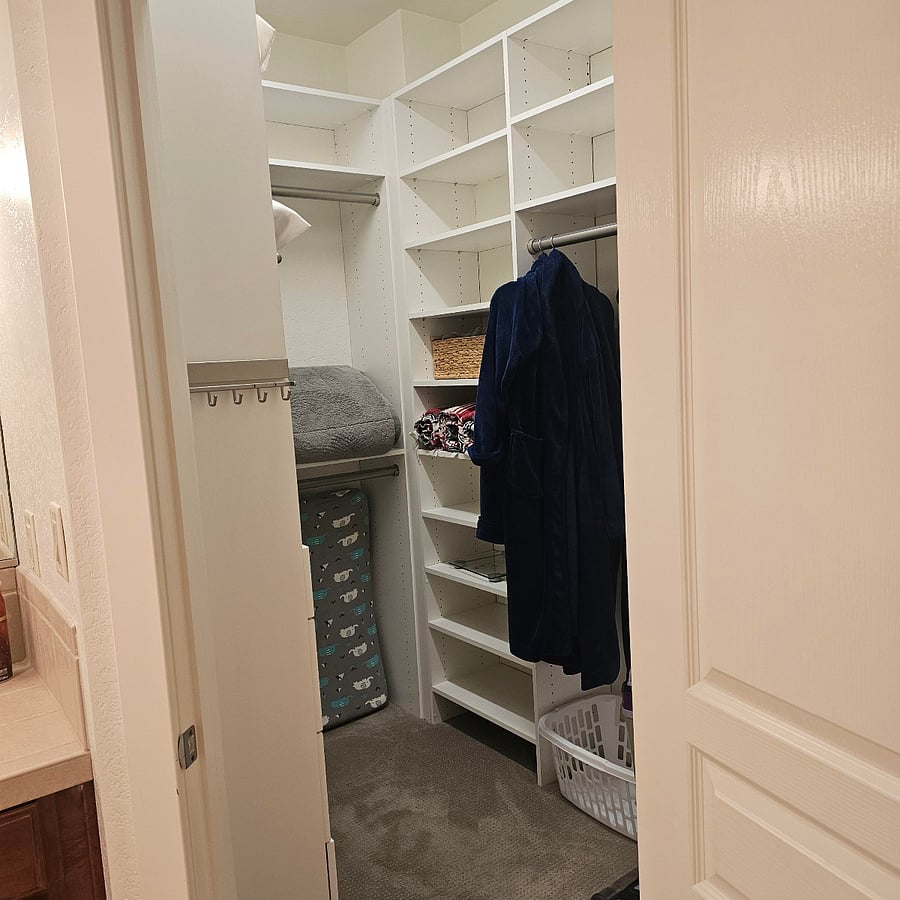 Master closet