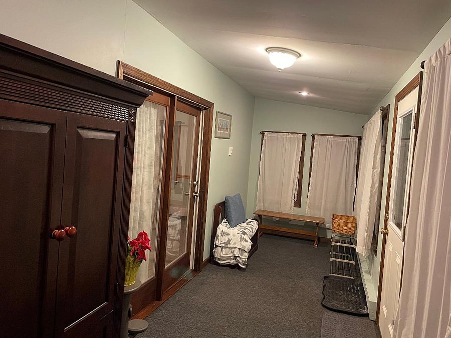 Enclosed front porch