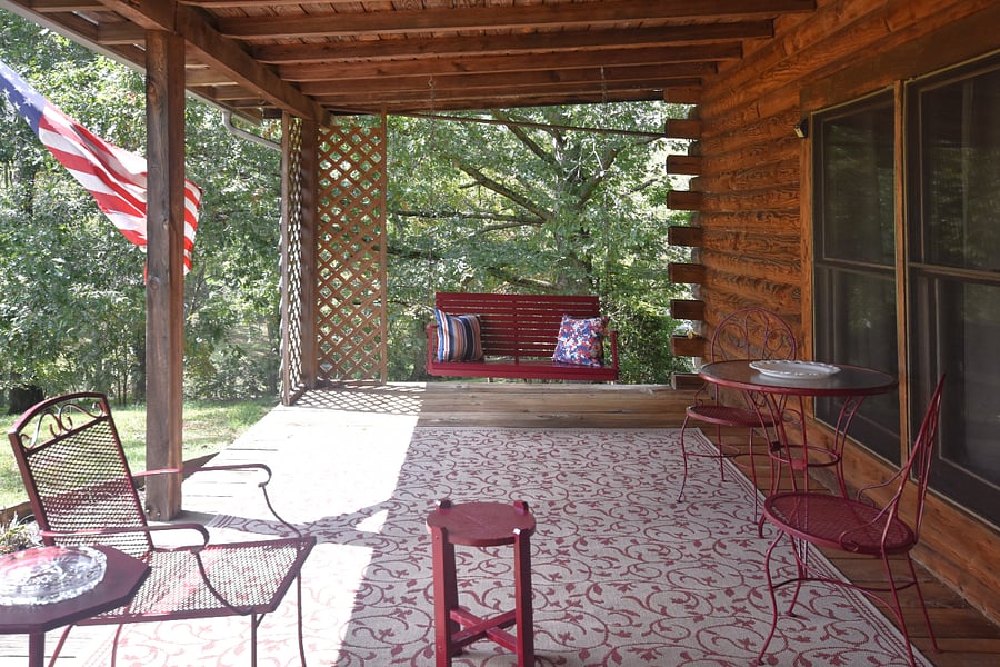 Large covered front porch