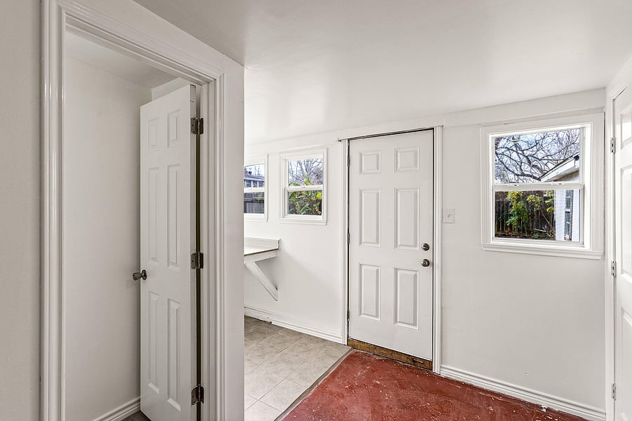 Backyard door